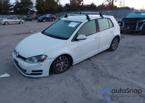 2015 Volkswagen Golf Tsi S 4-Door из США, поврежденный, VIN 3VW217AU9FM104764